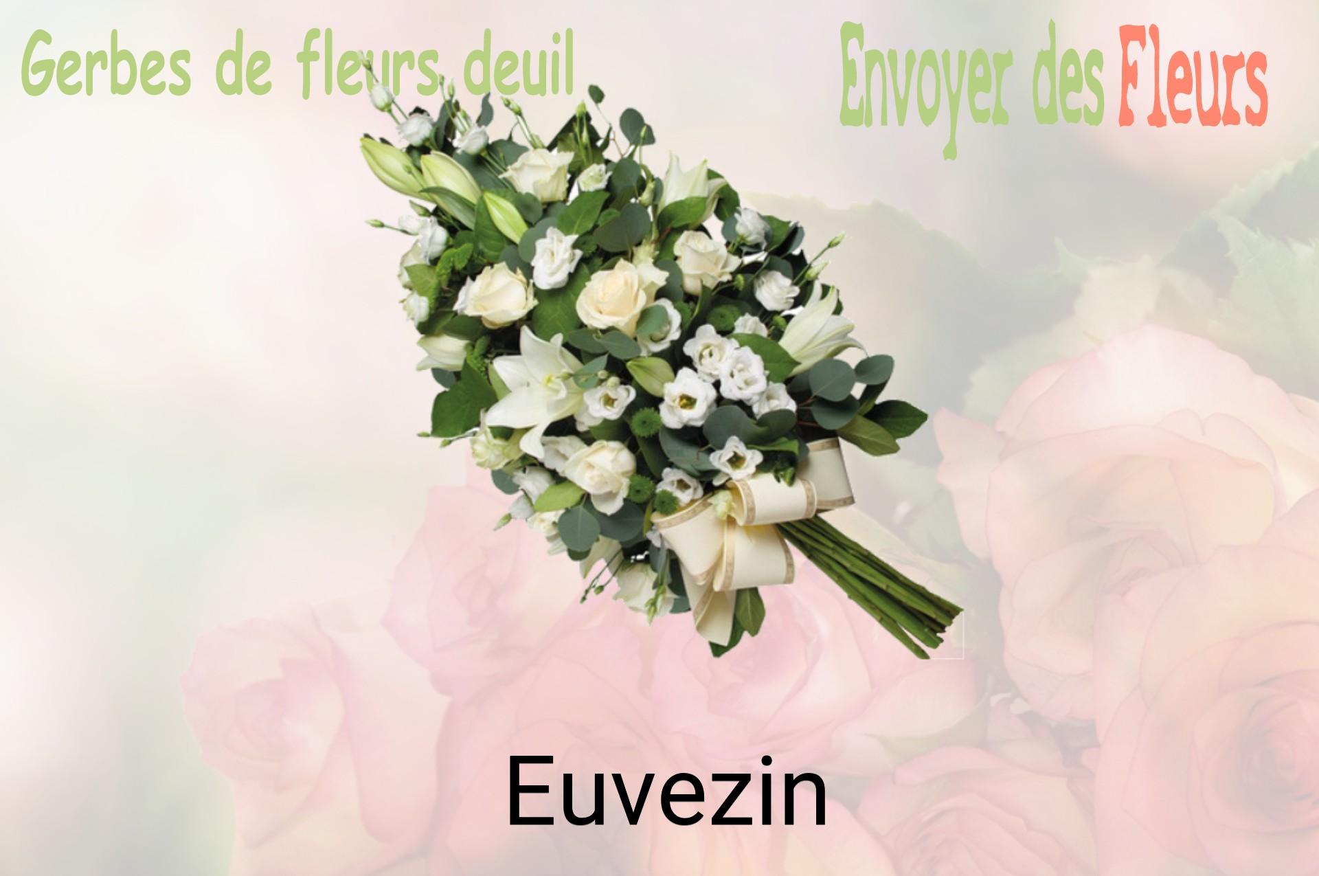 Gerbe de fleurs de deuil livrée à Euvezin